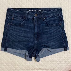 American Eagle Super Hi-Rise Shortie Shorts